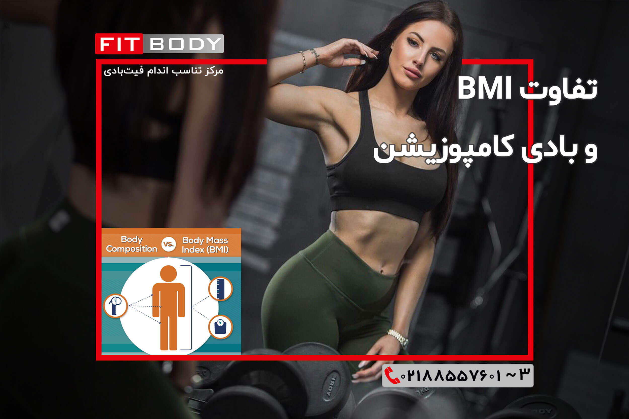 تفاوت BMI و بادی کامپوزیشن بادی کامپوزیشن