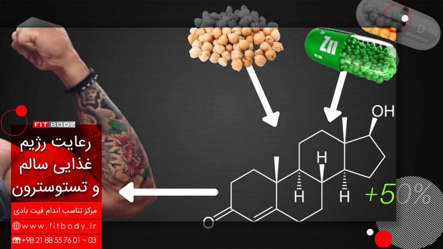 رژیم غذایی افزایش طبیعی تستوسترون
